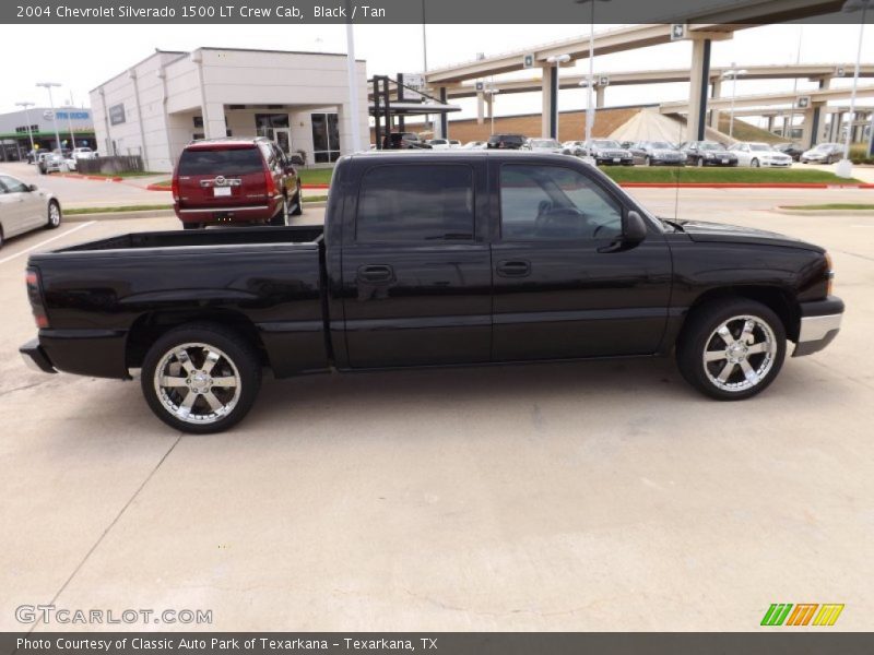 Black / Tan 2004 Chevrolet Silverado 1500 LT Crew Cab