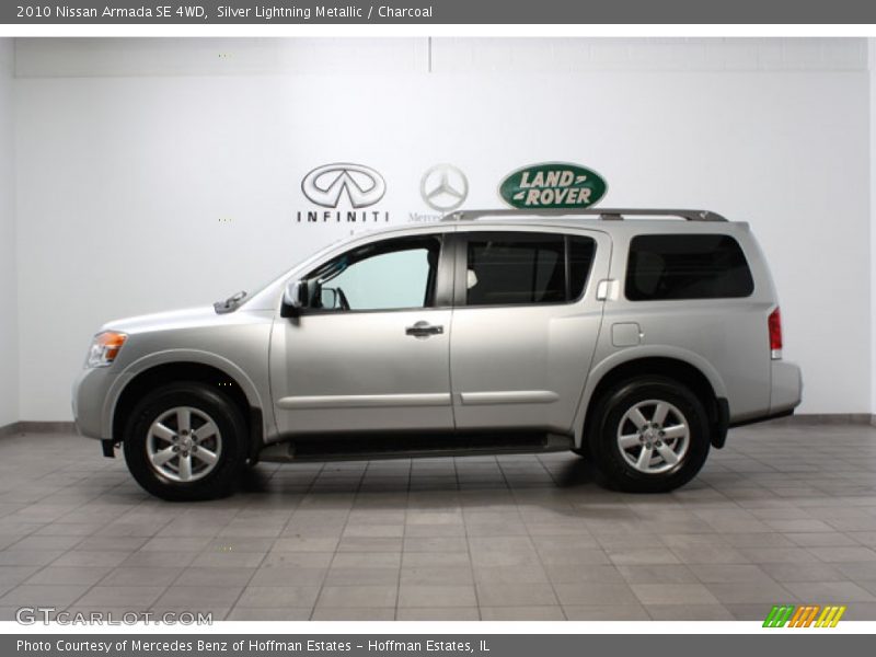 Silver Lightning Metallic / Charcoal 2010 Nissan Armada SE 4WD