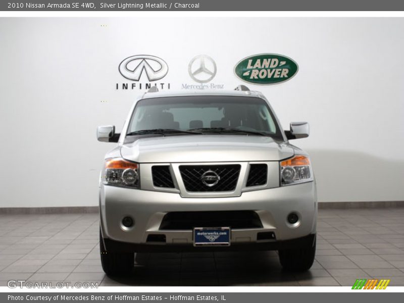 Silver Lightning Metallic / Charcoal 2010 Nissan Armada SE 4WD