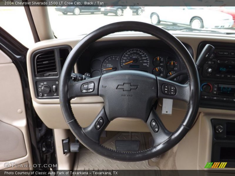 Black / Tan 2004 Chevrolet Silverado 1500 LT Crew Cab