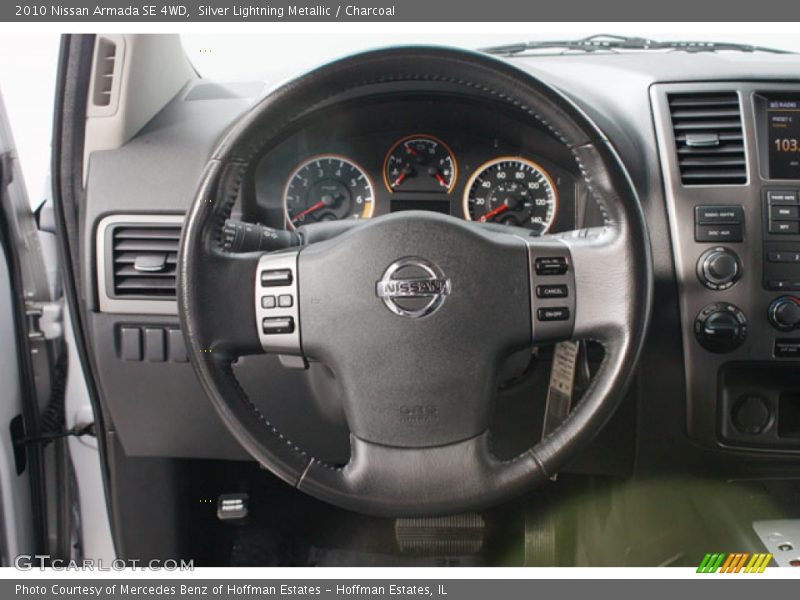 Silver Lightning Metallic / Charcoal 2010 Nissan Armada SE 4WD