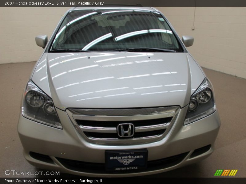 Silver Pearl Metallic / Gray 2007 Honda Odyssey EX-L
