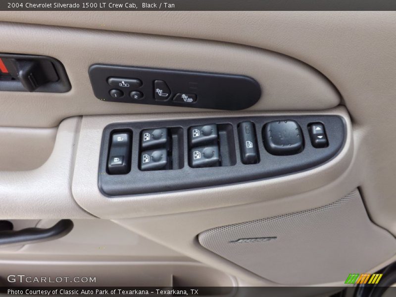 Black / Tan 2004 Chevrolet Silverado 1500 LT Crew Cab