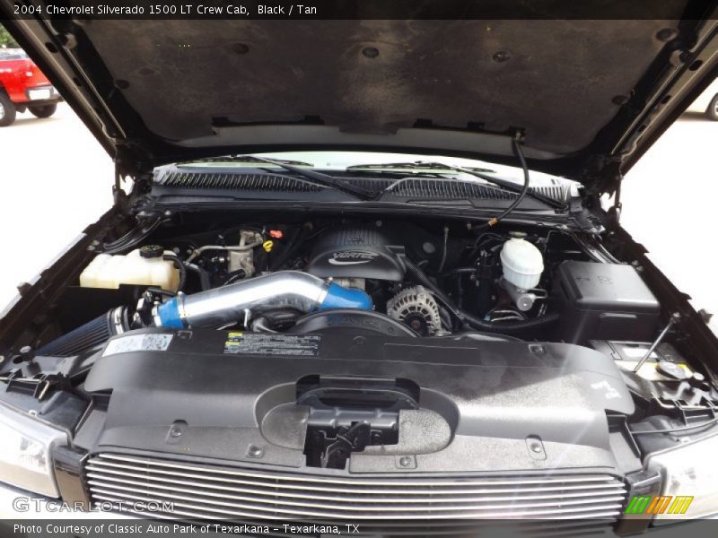 Black / Tan 2004 Chevrolet Silverado 1500 LT Crew Cab