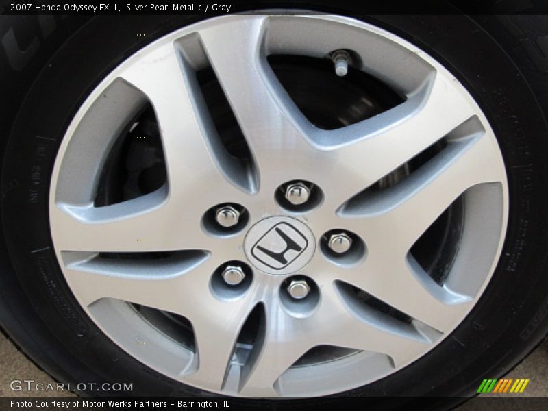 Silver Pearl Metallic / Gray 2007 Honda Odyssey EX-L