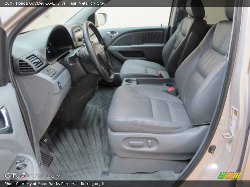 Silver Pearl Metallic / Gray 2007 Honda Odyssey EX-L