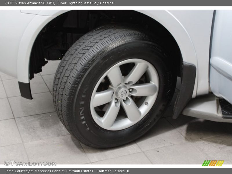Silver Lightning Metallic / Charcoal 2010 Nissan Armada SE 4WD