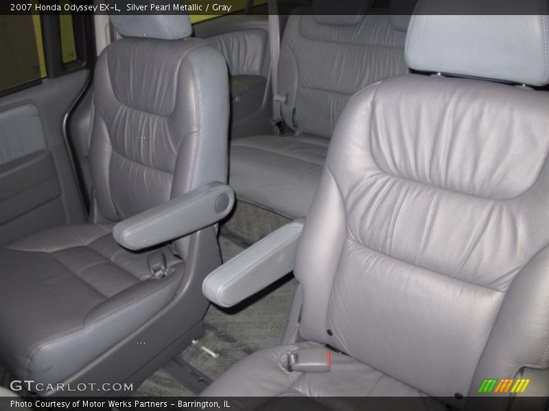 Silver Pearl Metallic / Gray 2007 Honda Odyssey EX-L