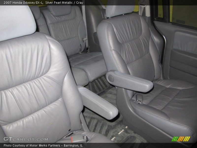 Silver Pearl Metallic / Gray 2007 Honda Odyssey EX-L