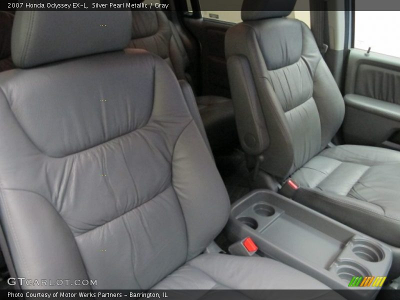 Silver Pearl Metallic / Gray 2007 Honda Odyssey EX-L