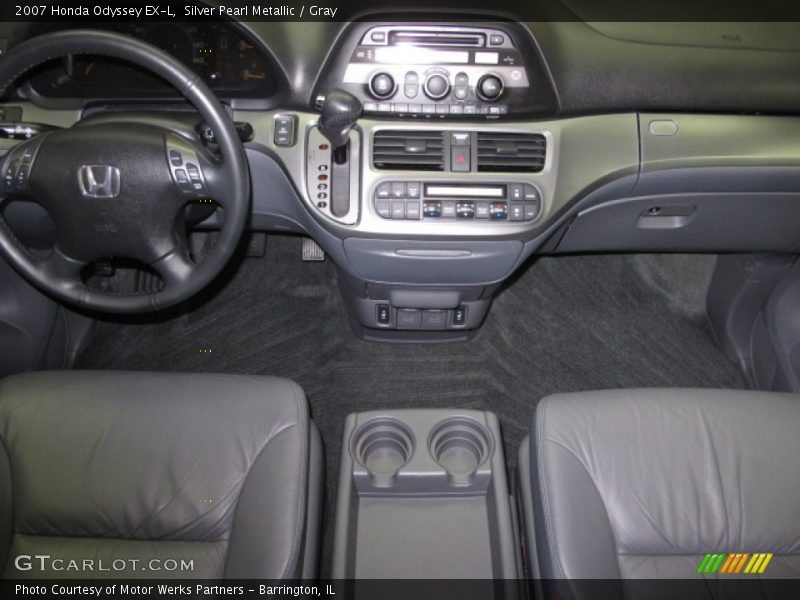 Silver Pearl Metallic / Gray 2007 Honda Odyssey EX-L