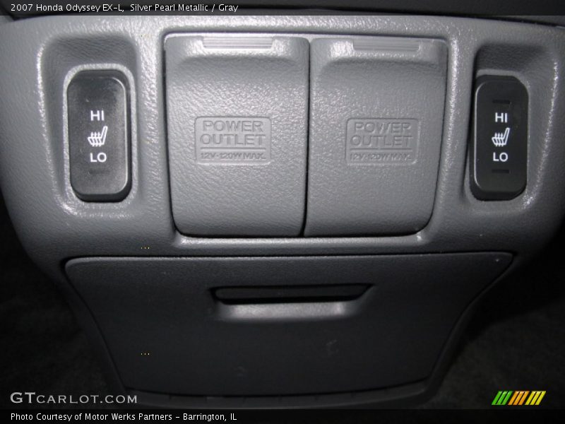 Silver Pearl Metallic / Gray 2007 Honda Odyssey EX-L