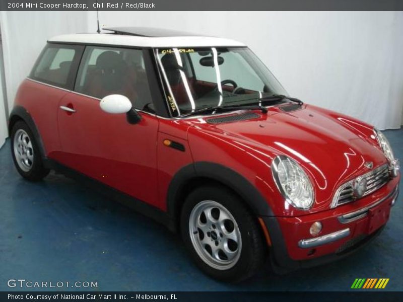 Chili Red / Red/Black 2004 Mini Cooper Hardtop