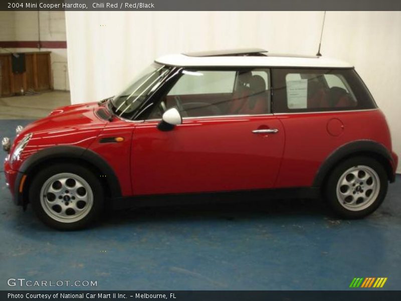 Chili Red / Red/Black 2004 Mini Cooper Hardtop