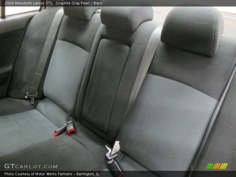 Graphite Gray Pearl / Black 2009 Mitsubishi Lancer GTS