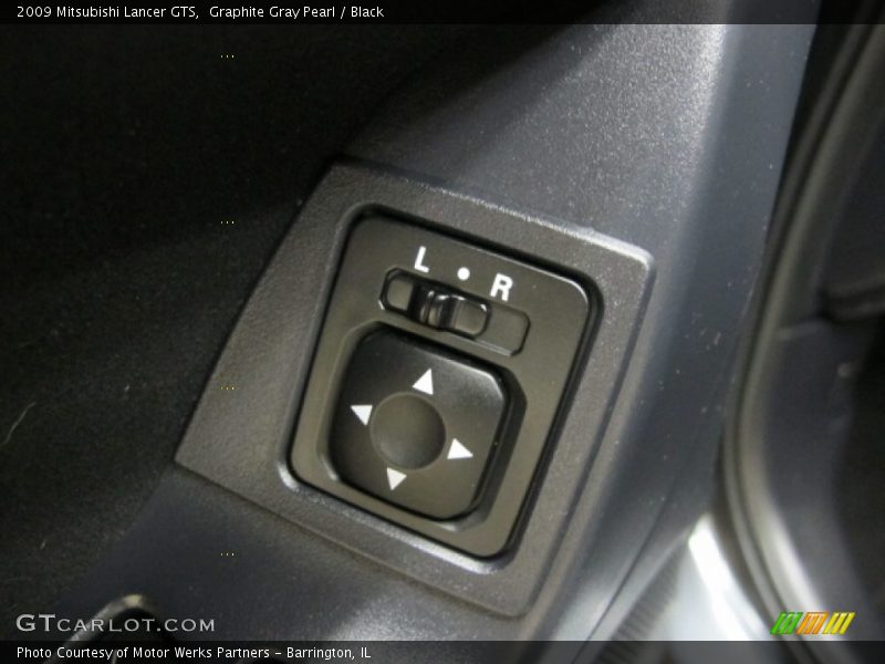 Graphite Gray Pearl / Black 2009 Mitsubishi Lancer GTS