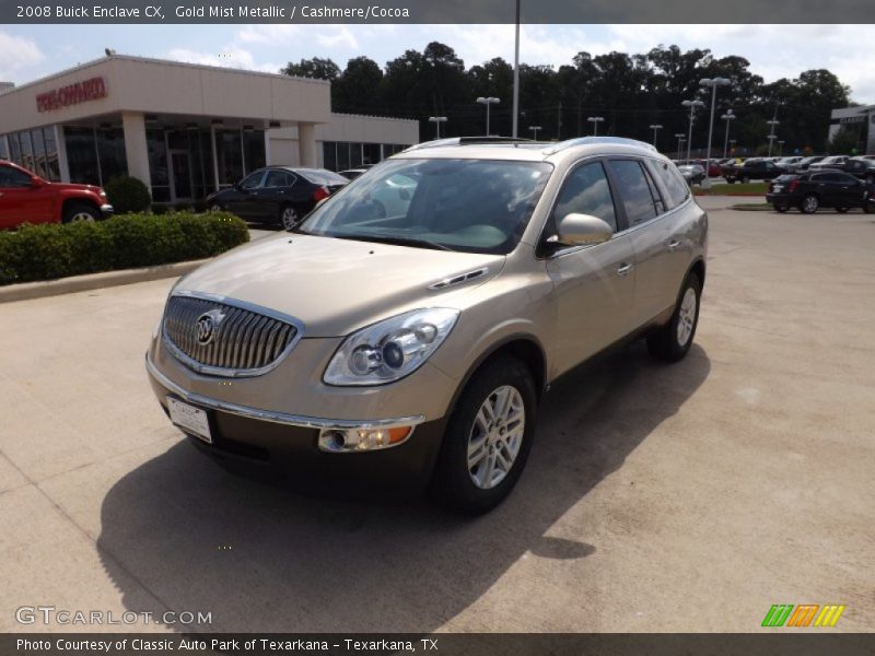 Gold Mist Metallic / Cashmere/Cocoa 2008 Buick Enclave CX