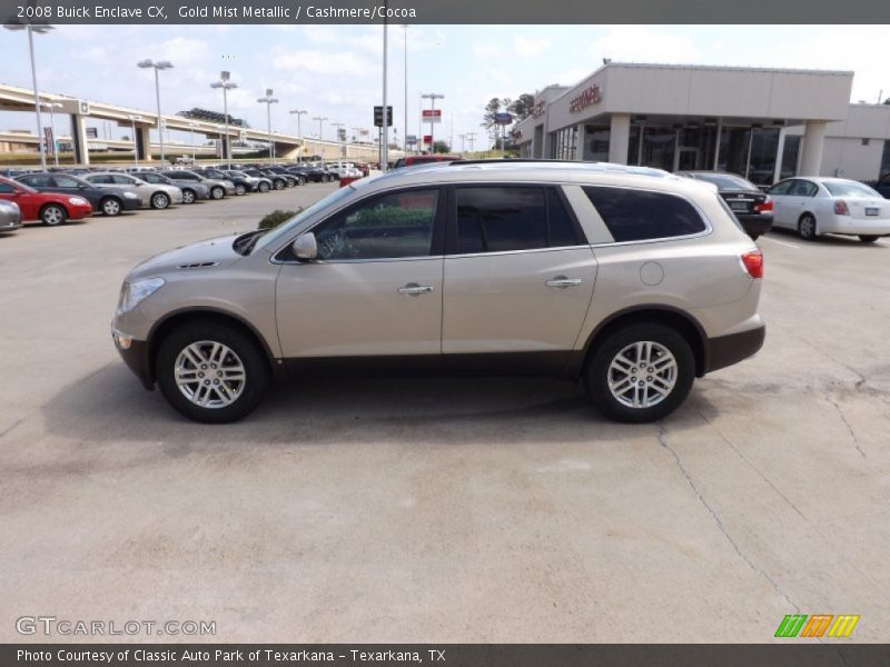 Gold Mist Metallic / Cashmere/Cocoa 2008 Buick Enclave CX