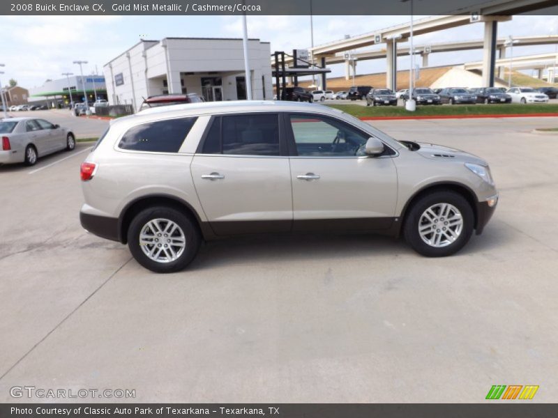 Gold Mist Metallic / Cashmere/Cocoa 2008 Buick Enclave CX