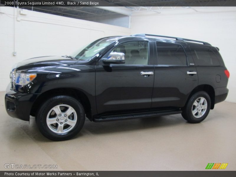 Black / Sand Beige 2008 Toyota Sequoia Limited 4WD
