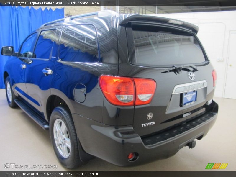 Black / Sand Beige 2008 Toyota Sequoia Limited 4WD