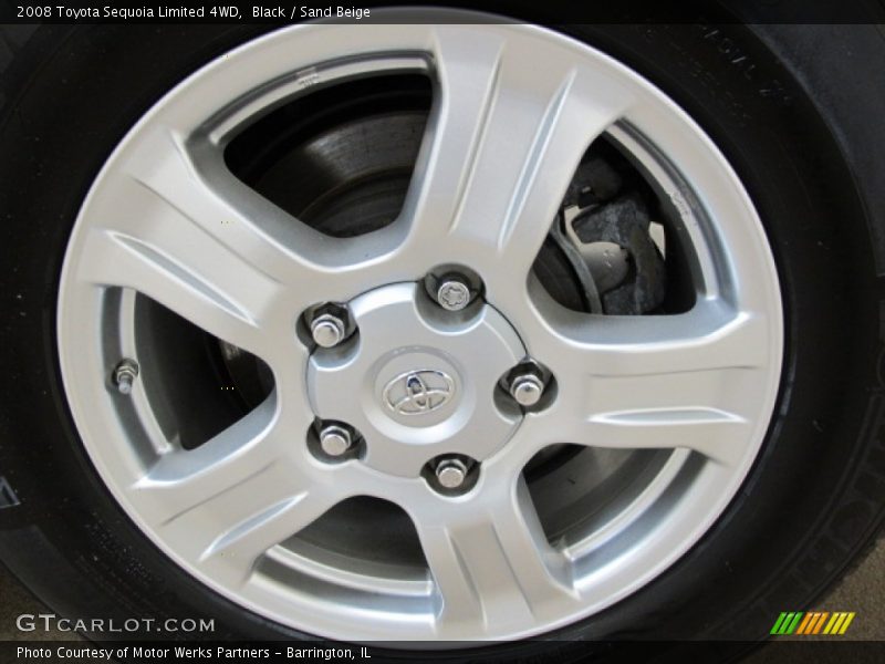 Black / Sand Beige 2008 Toyota Sequoia Limited 4WD