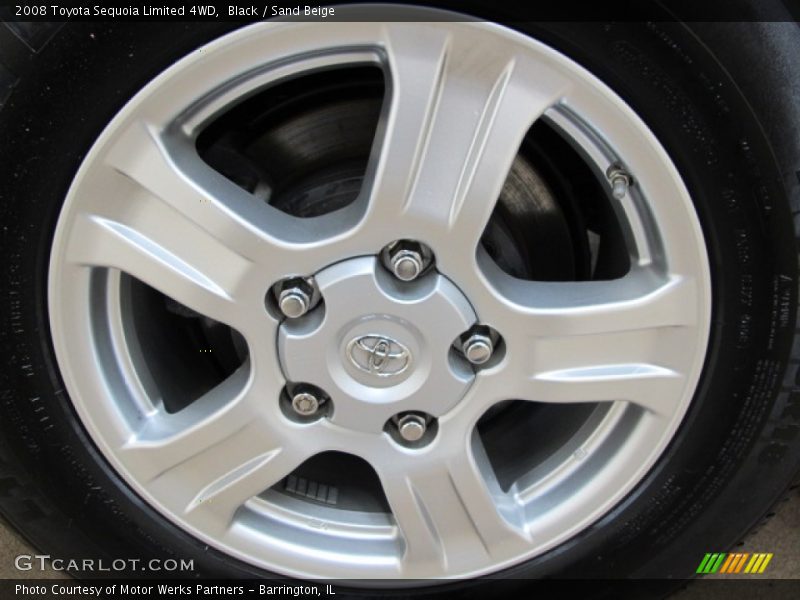 Black / Sand Beige 2008 Toyota Sequoia Limited 4WD