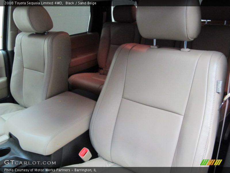 Black / Sand Beige 2008 Toyota Sequoia Limited 4WD