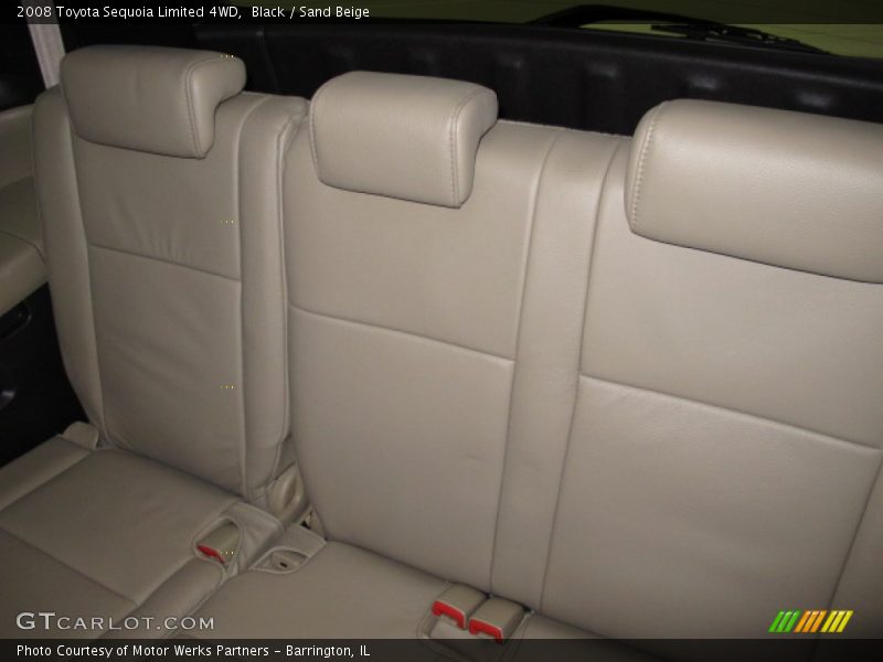 Black / Sand Beige 2008 Toyota Sequoia Limited 4WD