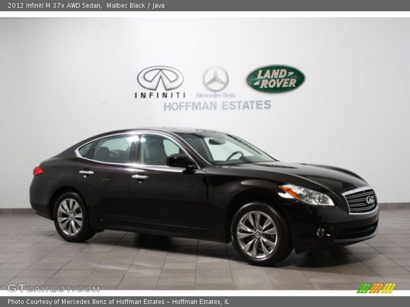 Malbec Black / Java 2012 Infiniti M 37x AWD Sedan