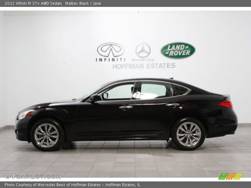 Malbec Black / Java 2012 Infiniti M 37x AWD Sedan
