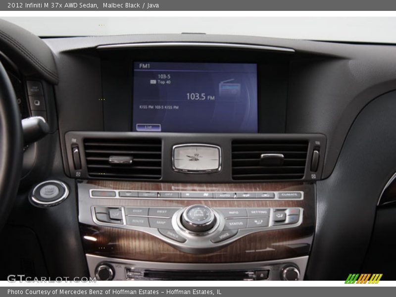 Malbec Black / Java 2012 Infiniti M 37x AWD Sedan