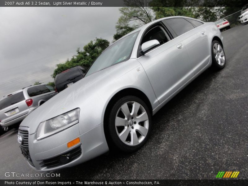 Light Silver Metallic / Ebony 2007 Audi A6 3.2 Sedan