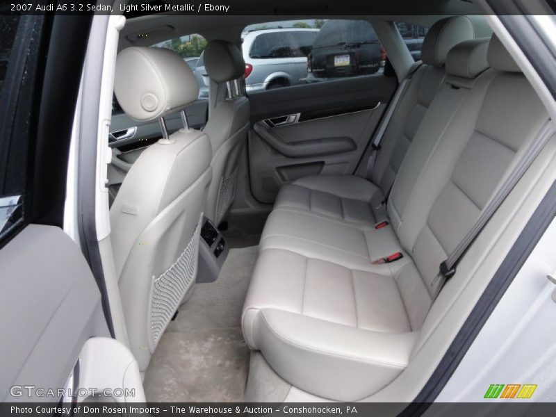 Light Silver Metallic / Ebony 2007 Audi A6 3.2 Sedan