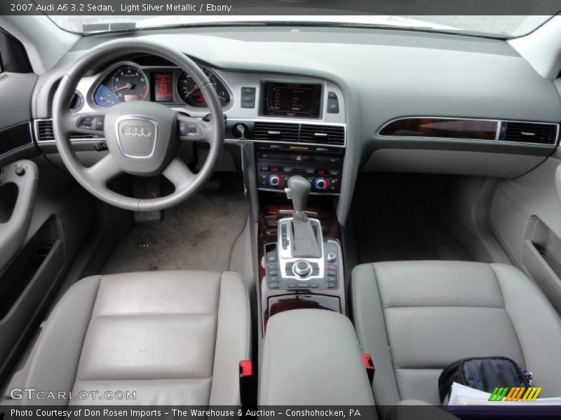 Light Silver Metallic / Ebony 2007 Audi A6 3.2 Sedan