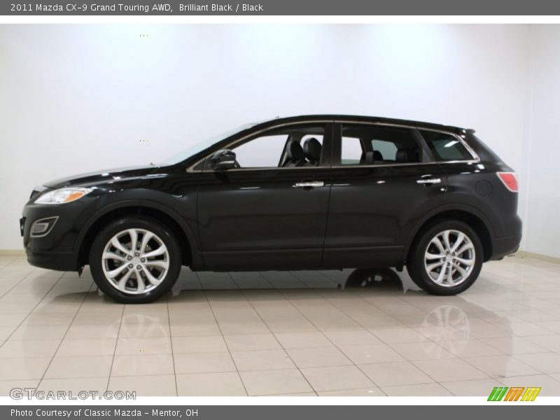 Brilliant Black / Black 2011 Mazda CX-9 Grand Touring AWD