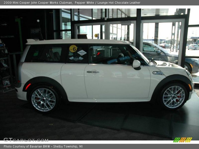 Pepper White / Lounge Hot Chocolate Leather 2009 Mini Cooper John Cooper Works Clubman