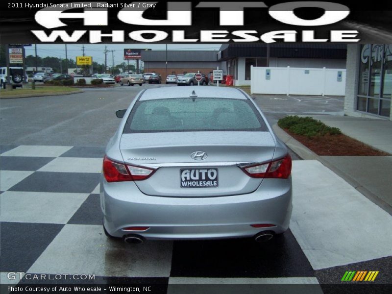 Radiant Silver / Gray 2011 Hyundai Sonata Limited