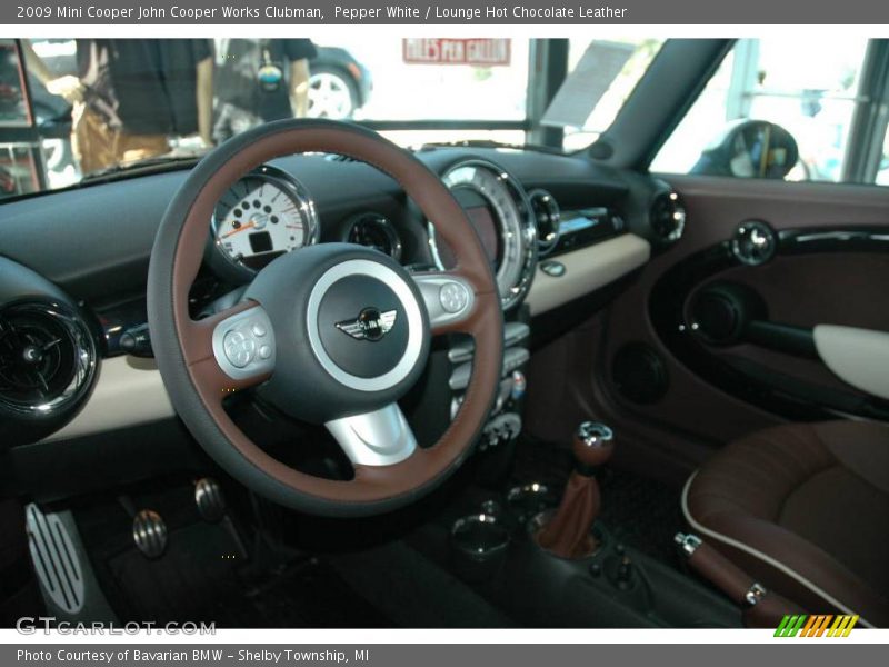 Pepper White / Lounge Hot Chocolate Leather 2009 Mini Cooper John Cooper Works Clubman