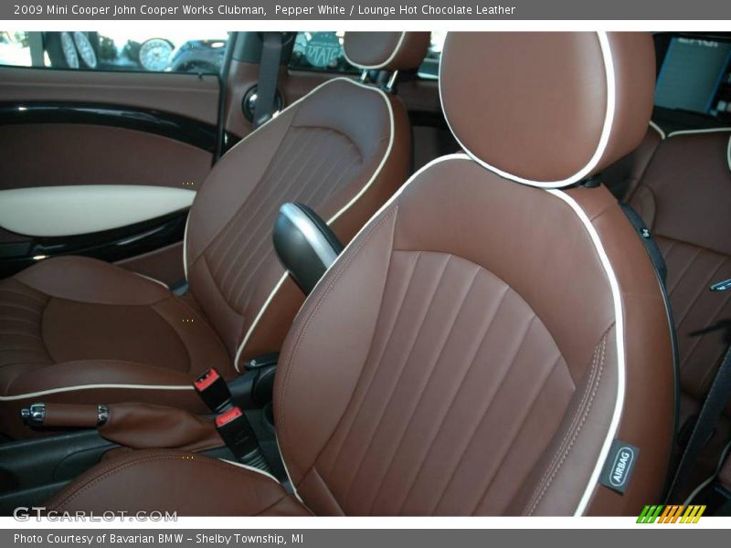Pepper White / Lounge Hot Chocolate Leather 2009 Mini Cooper John Cooper Works Clubman