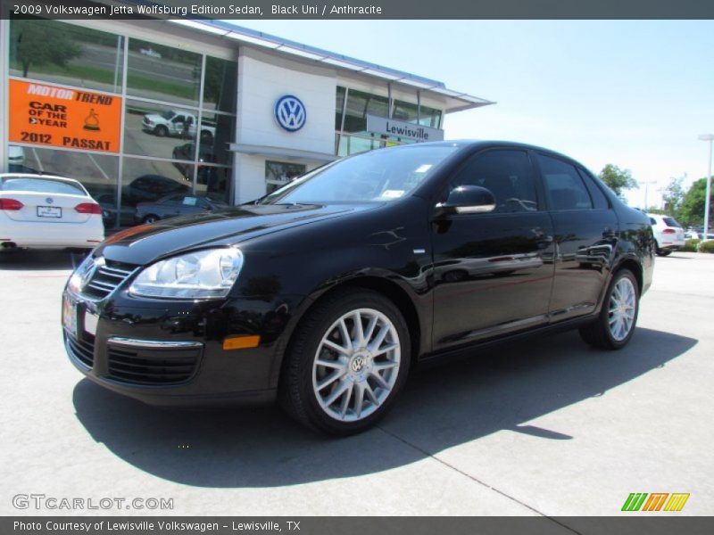 Black Uni / Anthracite 2009 Volkswagen Jetta Wolfsburg Edition Sedan