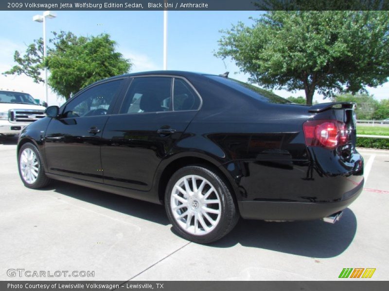 Black Uni / Anthracite 2009 Volkswagen Jetta Wolfsburg Edition Sedan