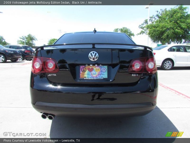 Black Uni / Anthracite 2009 Volkswagen Jetta Wolfsburg Edition Sedan