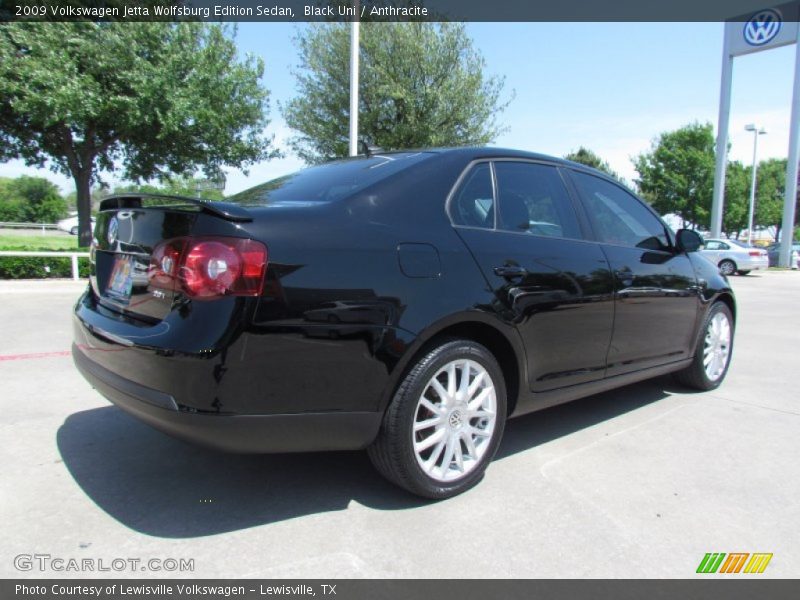 Black Uni / Anthracite 2009 Volkswagen Jetta Wolfsburg Edition Sedan
