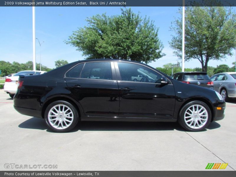 Black Uni / Anthracite 2009 Volkswagen Jetta Wolfsburg Edition Sedan