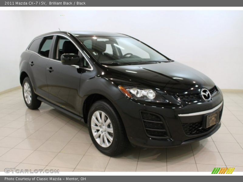 Brilliant Black / Black 2011 Mazda CX-7 i SV