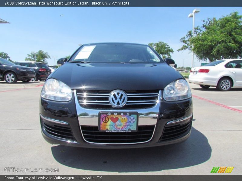 Black Uni / Anthracite 2009 Volkswagen Jetta Wolfsburg Edition Sedan