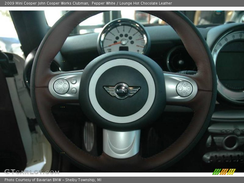 Pepper White / Lounge Hot Chocolate Leather 2009 Mini Cooper John Cooper Works Clubman