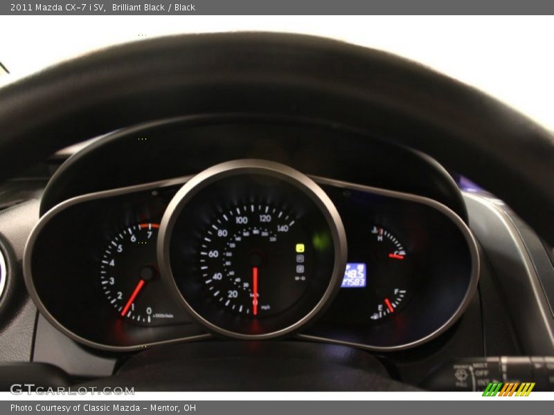 Brilliant Black / Black 2011 Mazda CX-7 i SV