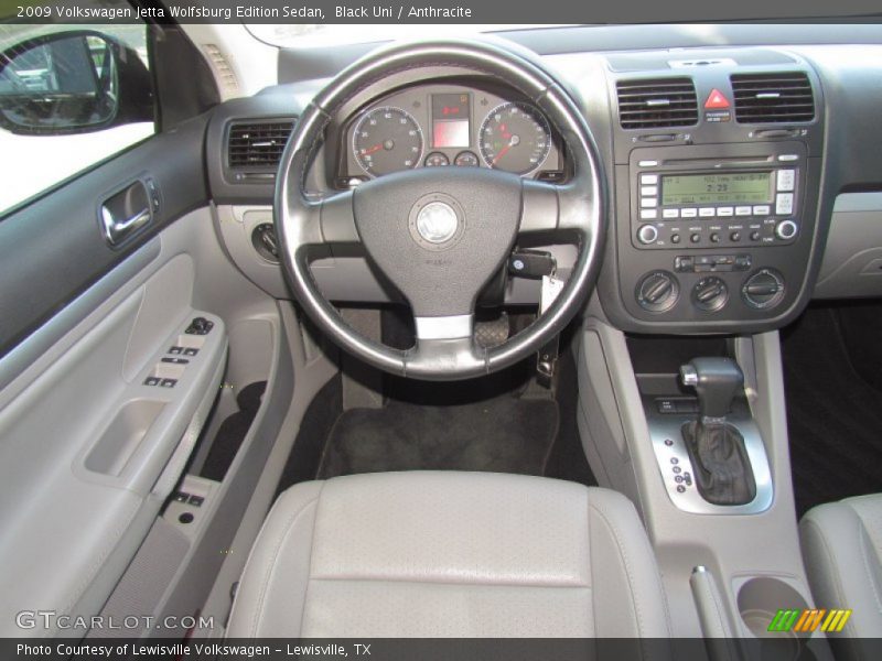 Black Uni / Anthracite 2009 Volkswagen Jetta Wolfsburg Edition Sedan
